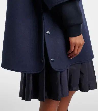 Moncler Wool-blend cape | Thumbnail 3 Moncler Wool-blend cape | Thumbnail 3