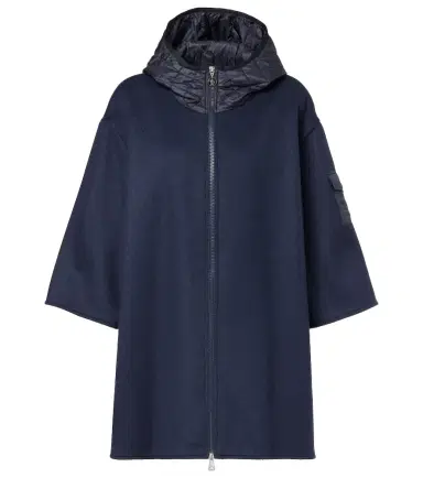 Moncler Wool-blend cape | Thumbnail 1 Moncler Wool-blend cape | Thumbnail 1