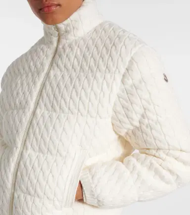 Moncler Cotton-blend down jacket | Thumbnail 3 Moncler Cotton-blend down jacket | Thumbnail 3
