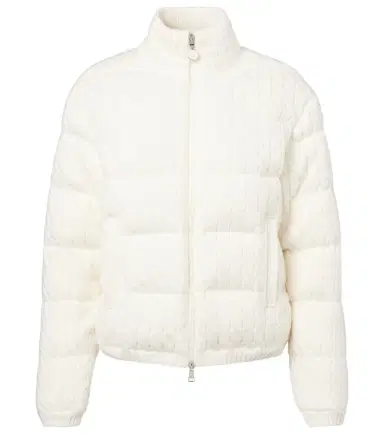 Moncler Cotton-blend down jacket | Thumbnail 1 Moncler Cotton-blend down jacket | Thumbnail 1