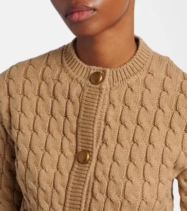 Moncler Cable-knit cotton-blend cardigan | Thumbnail 4 Moncler Cable-knit cotton-blend cardigan | Thumbnail 4