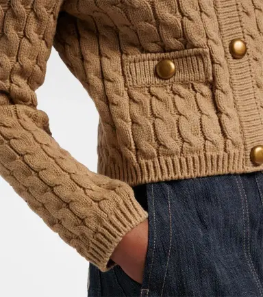 Moncler Cable-knit cotton-blend cardigan | Thumbnail 6 Moncler Cable-knit cotton-blend cardigan | Thumbnail 6