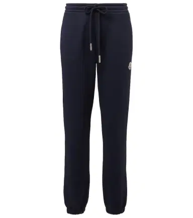 Moncler Logo cotton-blend sweatpants | Thumbnail 1 Moncler Logo cotton-blend sweatpants | Thumbnail 1