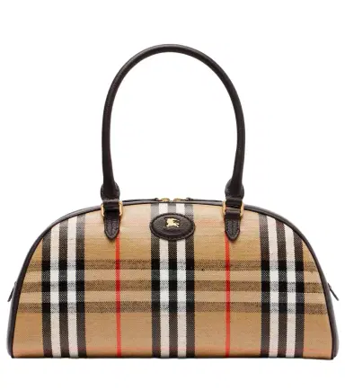 Burberry Highlands coated jacquard tote bag | Thumbnail 1 Burberry Highlands coated jacquard tote bag | Thumbnail 1