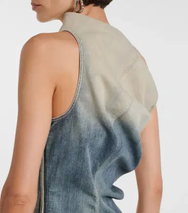 Rick Owens Athena one-shoulder denim midi dress | Thumbnail 5 Rick Owens Athena one-shoulder denim midi dress | Thumbnail 5