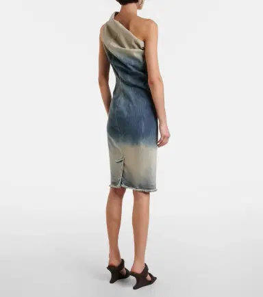 Rick Owens Athena one-shoulder denim midi dress | Thumbnail 6 Rick Owens Athena one-shoulder denim midi dress | Thumbnail 6