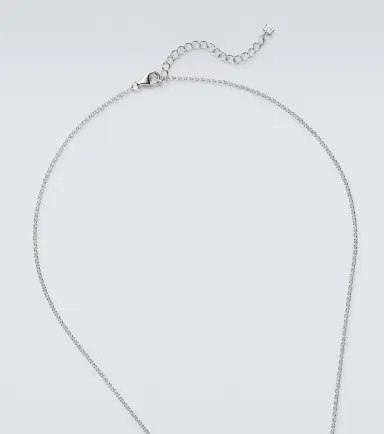 Mateo Anchor Lock Small sterling silver chain necklace | Thumbnail 2 Mateo Anchor Lock Small sterling silver chain necklace | Thumbnail 2