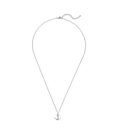 Mateo Anchor Lock Small sterling silver chain necklace | Thumbnail 1 Mateo Anchor Lock Small sterling silver chain necklace | Thumbnail 1