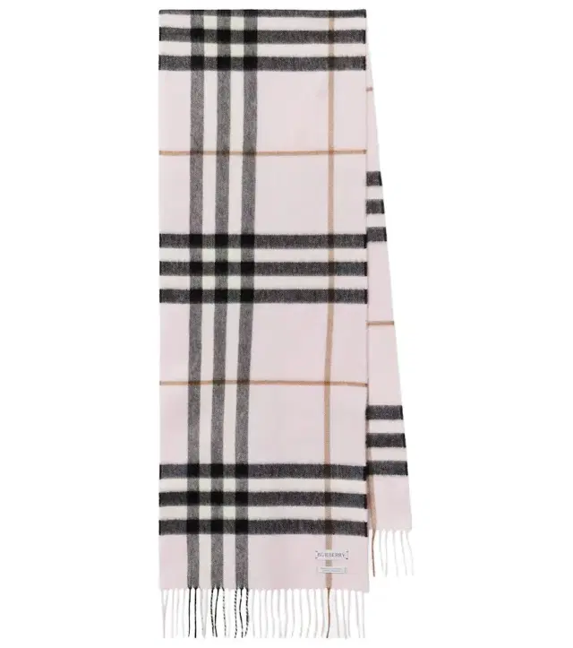 Check cashmere scarf Check cashmere scarf