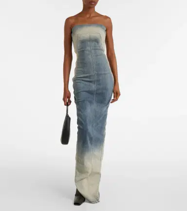 Rick Owens Denim bustier dress | Thumbnail 2 Rick Owens Denim bustier dress | Thumbnail 2