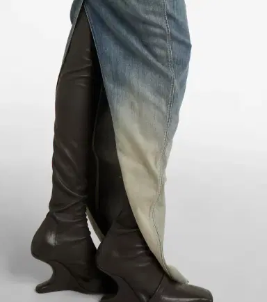 Rick Owens Denim bustier dress | Thumbnail 4 Rick Owens Denim bustier dress | Thumbnail 4