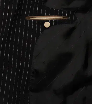 Valentino Chalk stripe wool and silk blazer | Thumbnail 2 Valentino Chalk stripe wool and silk blazer | Thumbnail 2