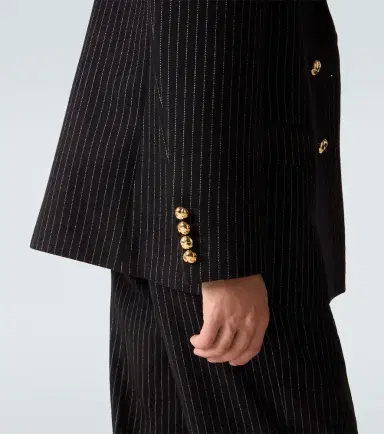 Valentino Chalk stripe wool and silk blazer | Thumbnail 5 Valentino Chalk stripe wool and silk blazer | Thumbnail 5