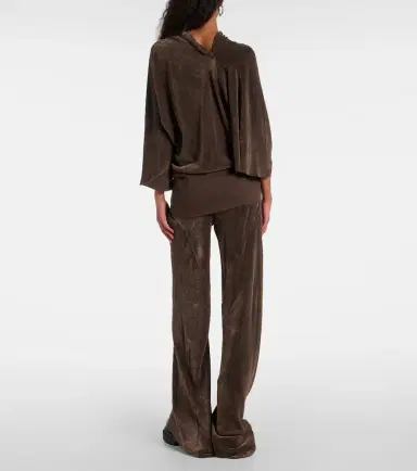 Rick Owens Draped crêpe top | Thumbnail 2 Rick Owens Draped crêpe top | Thumbnail 2