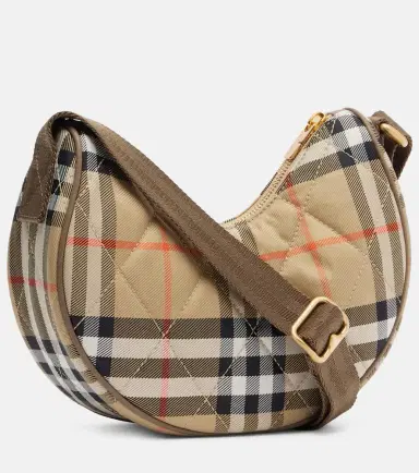 Burberry Horseshoe Small Check crossbody bag | Thumbnail 3 Burberry Horseshoe Small Check crossbody bag | Thumbnail 3