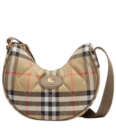 Burberry Horseshoe Small Check crossbody bag | Thumbnail 1 Burberry Horseshoe Small Check crossbody bag | Thumbnail 1