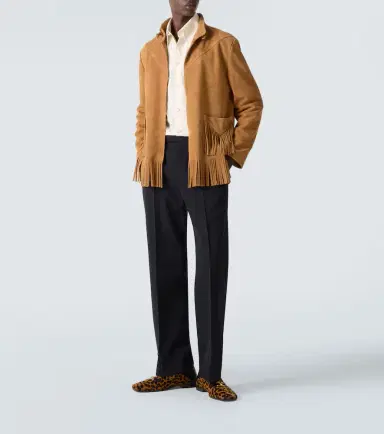 Valentino Garavani Babouche Fauve Éclat calf hair loafers | Thumbnail 7 Valentino Garavani Babouche Fauve Éclat calf hair loafers | Thumbnail 7