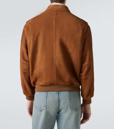 Miu Miu Embossed suede blouson | Thumbnail 3 Miu Miu Embossed suede blouson | Thumbnail 3