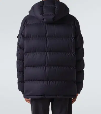 Moncler ontgenevre wool flannel down jacket | Thumbnail 3 Moncler ontgenevre wool flannel down jacket | Thumbnail 3