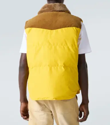 Wales Bonner Brixton corduroy-trimmed puffer gilet | Thumbnail 4 Wales Bonner Brixton corduroy-trimmed puffer gilet | Thumbnail 4