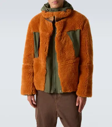 Sacai Wool-blend and canvas jacket | Thumbnail 3 Sacai Wool-blend and canvas jacket | Thumbnail 3