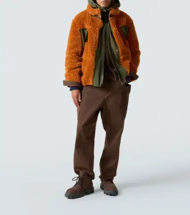 Sacai Wool-blend and canvas jacket | Thumbnail 7 Sacai Wool-blend and canvas jacket | Thumbnail 7