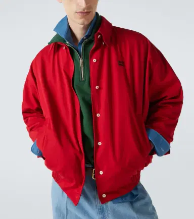 Miu Miu Cotton poplin blouson | Thumbnail 3 Miu Miu Cotton poplin blouson | Thumbnail 3