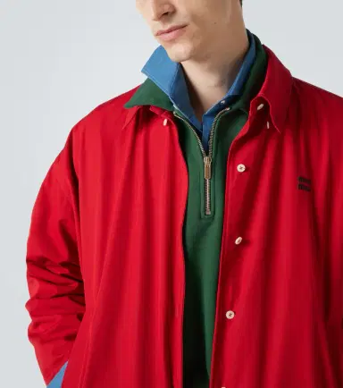 Miu Miu Cotton poplin blouson | Thumbnail 5 Miu Miu Cotton poplin blouson | Thumbnail 5