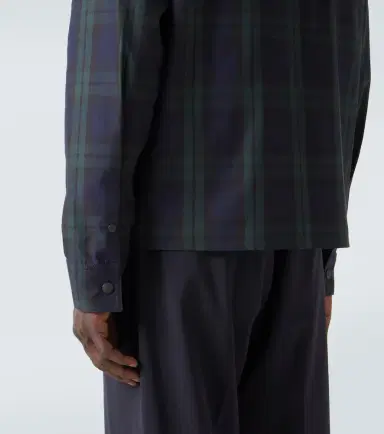 Moncler Checked cotton jacket | Thumbnail 4 Moncler Checked cotton jacket | Thumbnail 4