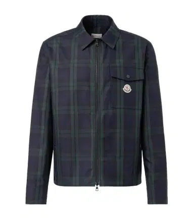 Moncler Checked cotton jacket | Thumbnail 1 Moncler Checked cotton jacket | Thumbnail 1