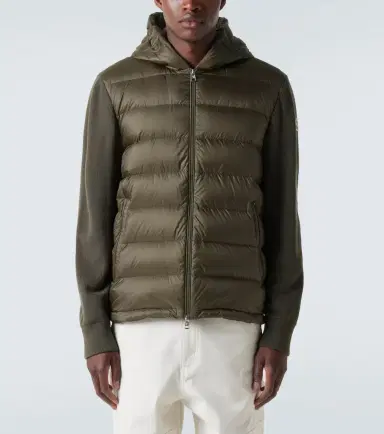 Moncler Quilted wool and down jacket | Thumbnail 3 Moncler Quilted wool and down jacket | Thumbnail 3