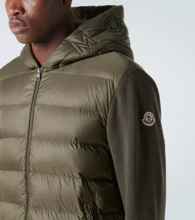 Moncler Quilted wool and down jacket | Thumbnail 4 Moncler Quilted wool and down jacket | Thumbnail 4