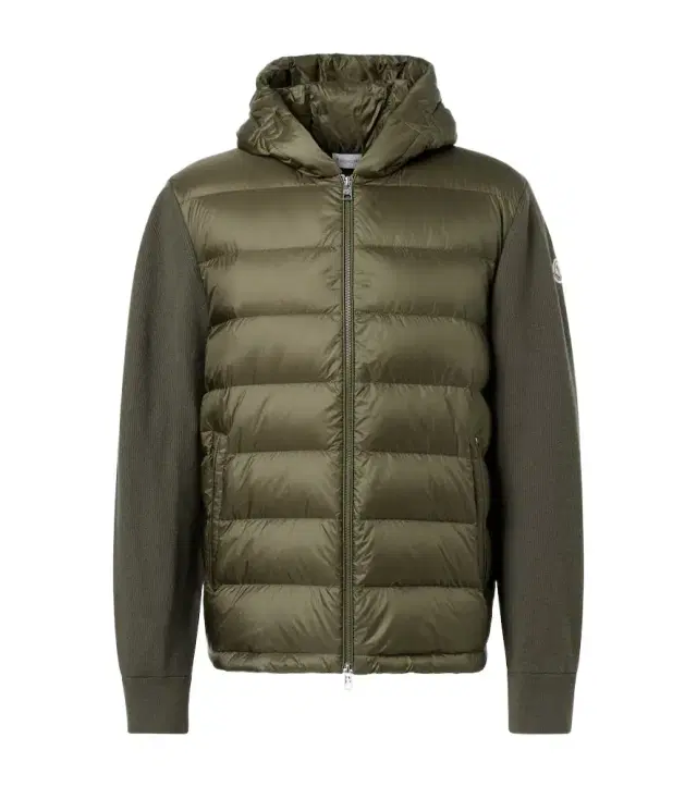 Quilted wool and down jacket Quilted wool and down jacket