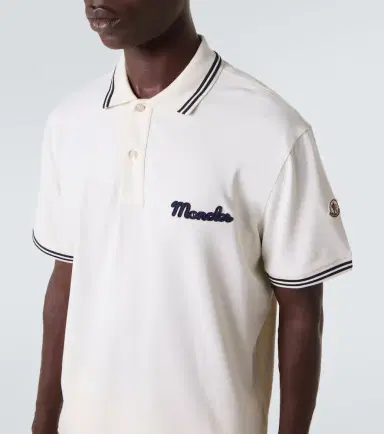 Moncler Logo cotton piqué polo shirt | Thumbnail 3 Moncler Logo cotton piqué polo shirt | Thumbnail 3