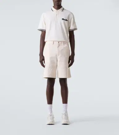 Moncler Logo cotton piqué polo shirt | Thumbnail 4 Moncler Logo cotton piqué polo shirt | Thumbnail 4