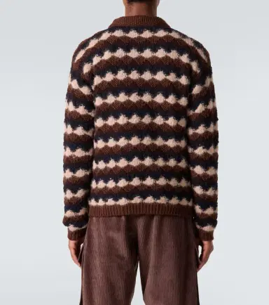 Moncler Grenoble triped wool and alpaca-blend sweater | Thumbnail 5 Moncler Grenoble triped wool and alpaca-blend sweater | Thumbnail 5