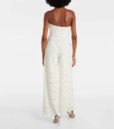 Simkhai Rebecca strapless lace jumpsuit | Thumbnail 4 Simkhai Rebecca strapless lace jumpsuit | Thumbnail 4