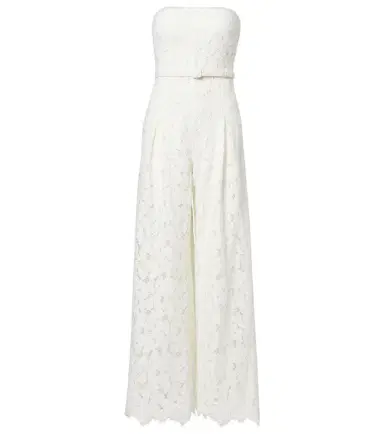 Simkhai Rebecca strapless lace jumpsuit | Thumbnail 1 Simkhai Rebecca strapless lace jumpsuit | Thumbnail 1