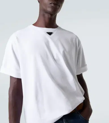 Prada Cotton T-shirt | Thumbnail 5 Prada Cotton T-shirt | Thumbnail 5
