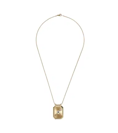 Marie Lichtenberg Caur Percé 18kt yellow and white gold necklace with diamond | Thumbnail 1 Marie Lichtenberg Caur Percé 18kt yellow and white gold necklace with diamond | Thumbnail 1