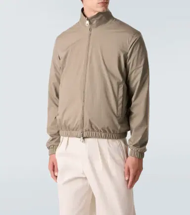 Loro Piana Reversible cashmere-trimmed bomber jacket | Thumbnail 4 Loro Piana Reversible cashmere-trimmed bomber jacket | Thumbnail 4
