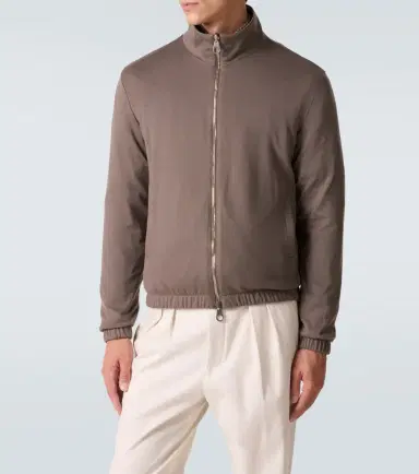 Loro Piana Reversible cashmere-trimmed bomber jacket | Thumbnail 6 Loro Piana Reversible cashmere-trimmed bomber jacket | Thumbnail 6