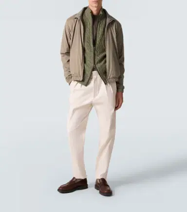 Loro Piana Reversible cashmere-trimmed bomber jacket | Thumbnail 7 Loro Piana Reversible cashmere-trimmed bomber jacket | Thumbnail 7