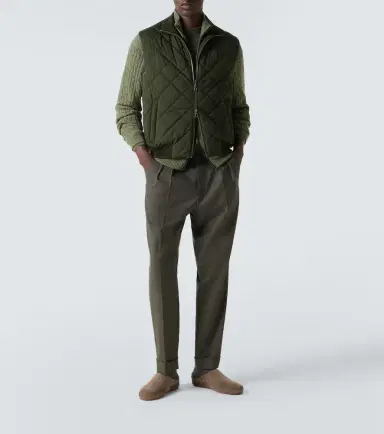 Loro Piana Windwish Storm quilted vest | Thumbnail 4 Loro Piana Windwish Storm quilted vest | Thumbnail 4