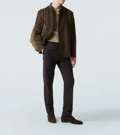 Loro Piana Ribbed-knit cashmere polo sweater | Thumbnail 2 Loro Piana Ribbed-knit cashmere polo sweater | Thumbnail 2