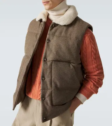 Loro Piana Dug wool and cashmere vest | Thumbnail 4 Loro Piana Dug wool and cashmere vest | Thumbnail 4