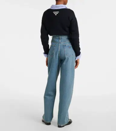 Prada High-rise straight jeans | Thumbnail 6 Prada High-rise straight jeans | Thumbnail 6