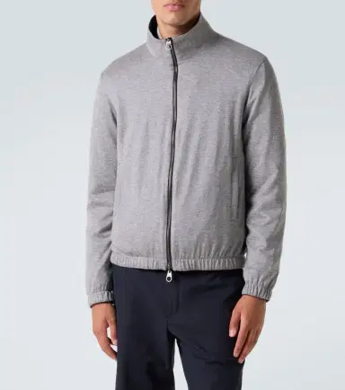 Loro Piana Reversible cashmere bomber jacket | Thumbnail 3 Loro Piana Reversible cashmere bomber jacket | Thumbnail 3