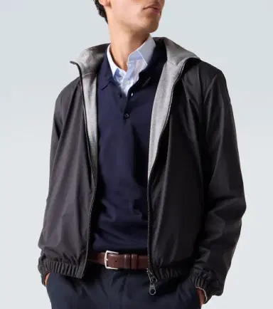 Loro Piana Reversible cashmere bomber jacket | Thumbnail 4 Loro Piana Reversible cashmere bomber jacket | Thumbnail 4