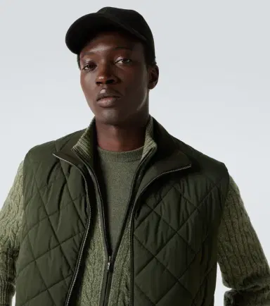 Loro Piana Logo embroidered suede baseball cap | Thumbnail 3 Loro Piana Logo embroidered suede baseball cap | Thumbnail 3